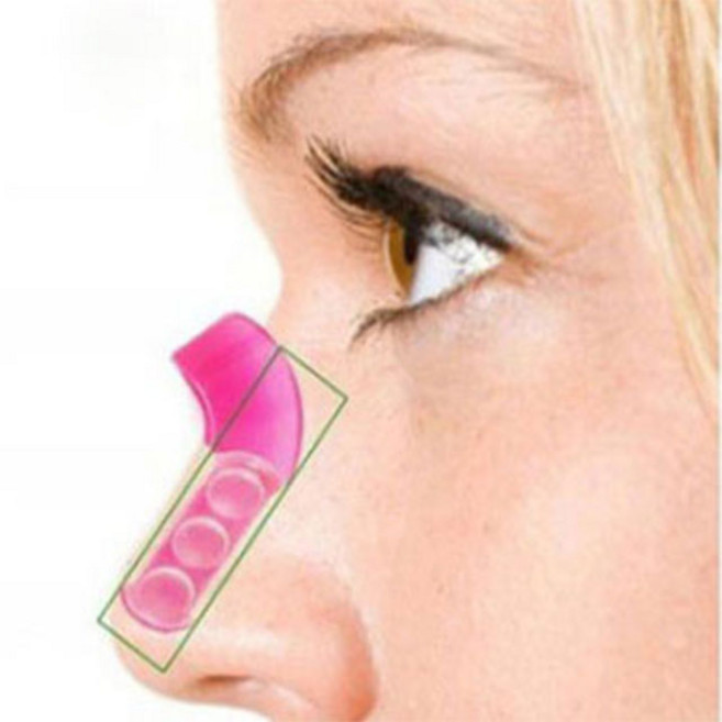 콧볼 축소 복코 축소기 코집게 코뽕 교정기 코집게, 1개, 블루+핑크