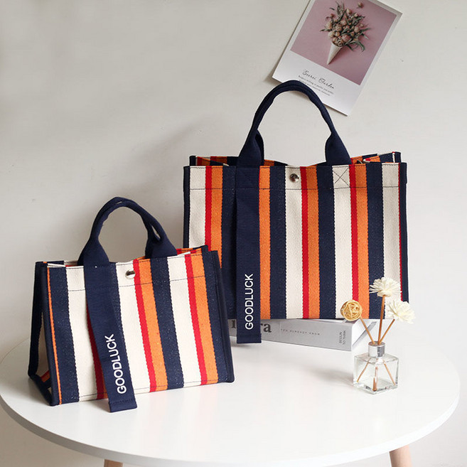 퓨어몰링 여성 캔버스 가방 사각 토트백 에코백