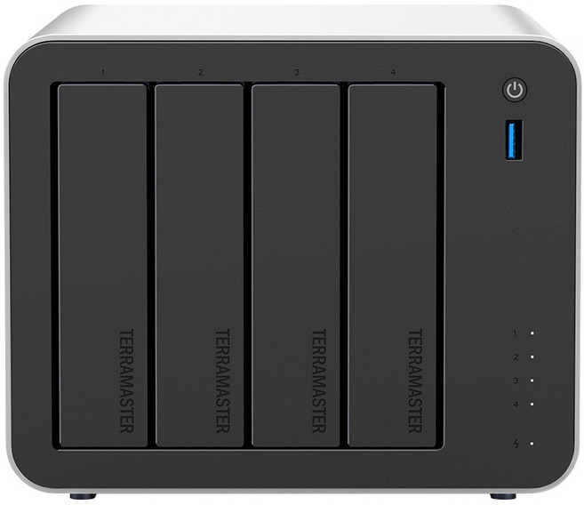 테라마스터 F4-425 Plus 하드미포함 4베이 SOHO 하이브리드 나스 네트워크 스토리지