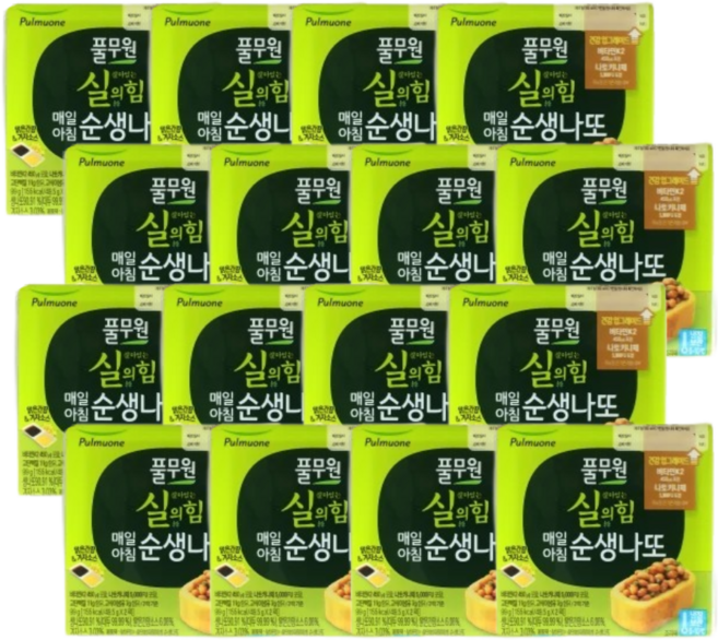 풀무원 매일아침 순생나또, 49.5g, 24개