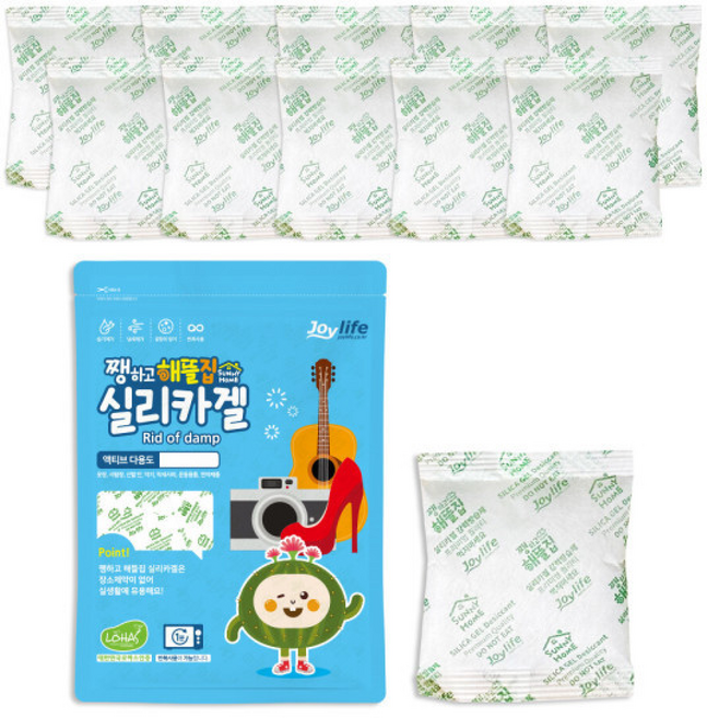 실리카겔 제습제 습기제거제 방습제 부직포, 10개, 100g