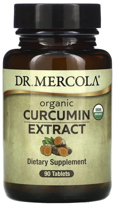닥터 멀코라 Dr Mercola 유기농 커큐민 추출물 90정 강황 해외 미국 직구, 1팩 - 쿠팡