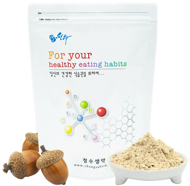 도토리묵 가루 1kg 도토리 분말, 1개