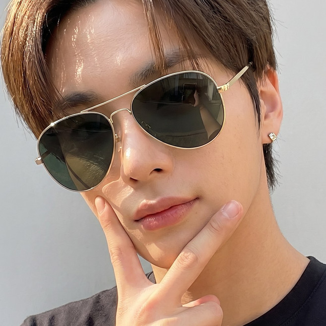 일리아노 패션 보잉 남자 여자 UV400 편광 데일리 선글라스