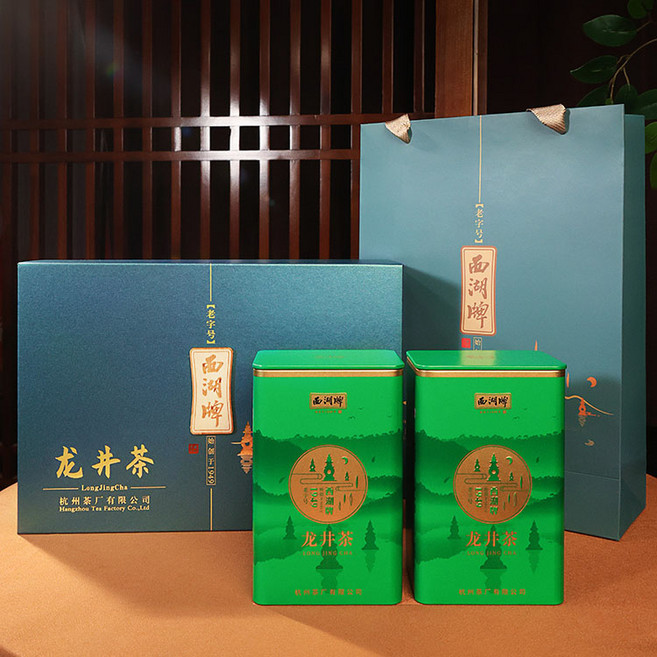 2026년햇차 (해외직구g187)서호패 녹차 전당용정 명전 1급 용정차 용정녹차 선물세트 100g