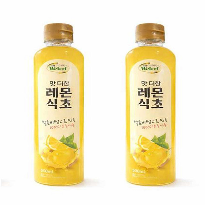 바람길 맛더한 레몬식초 500ml, 2개
