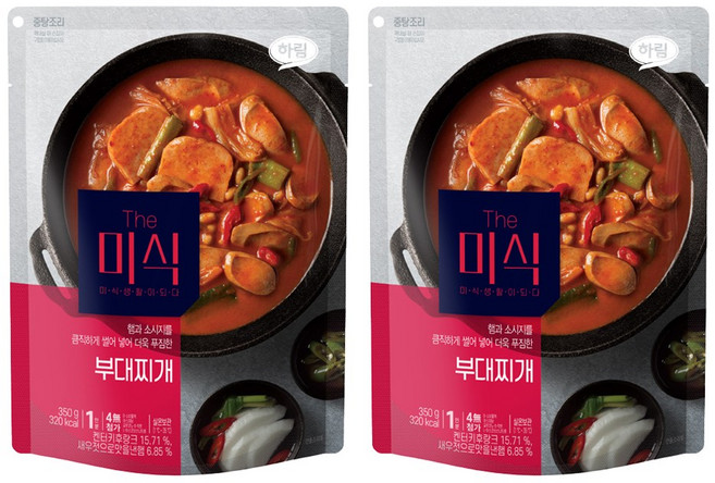 더미식 부대찌개, 350g, 2개