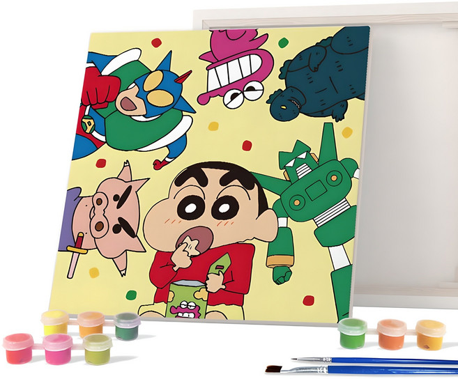 아이러브페인팅 짱구 그리기 DIY PAINTING, 짱구와 장난감 친구들, 1개