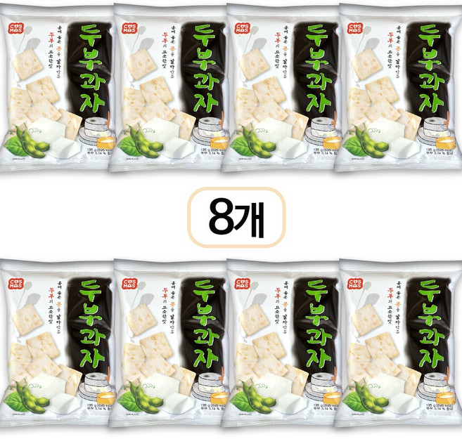 코스모스제과 두부과자, 135g, 8개