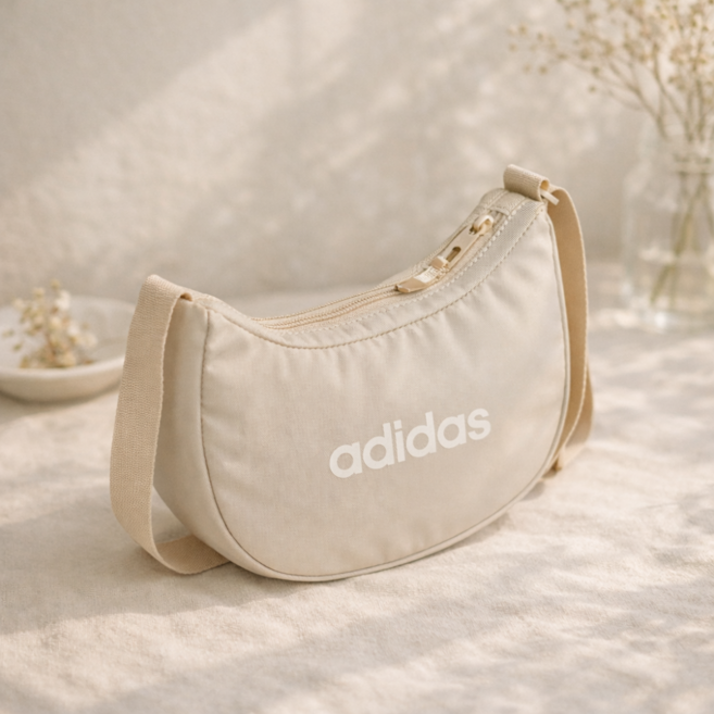 아디다스 리니어 에센셜 미니 숄더백 가벼운 데일리 크로스 가방