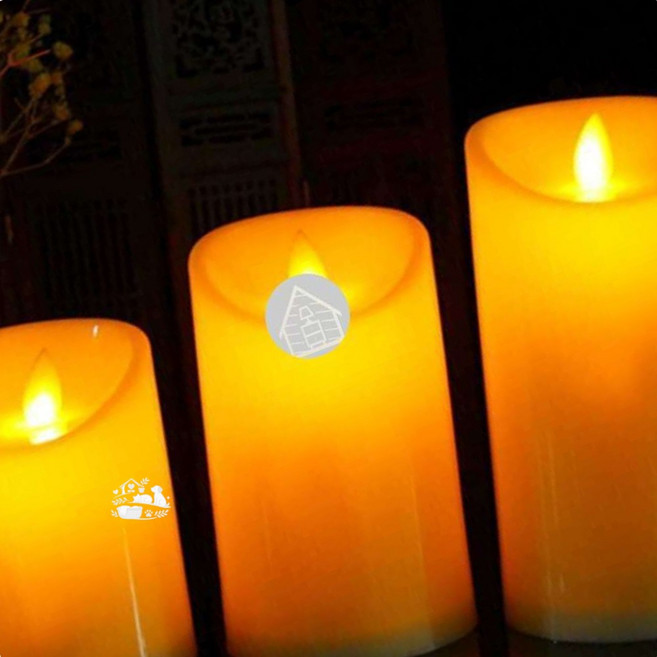 LED 전자캔들 무드등 수유등 프로포즈용품 꺼지지않는초 LED촛불, 1-가짜초-10cm