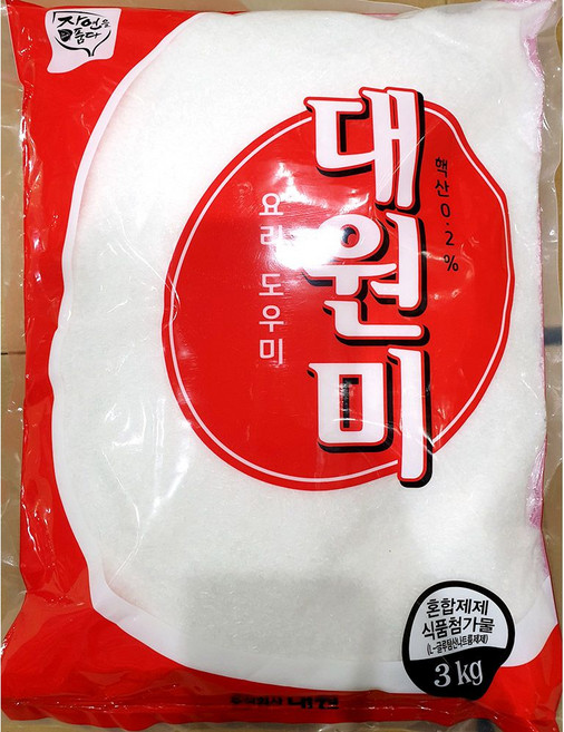 미원(대원 3K) 미원 업소용미원 MSG 다시다 식자재코 reo+42696tv, 3kg