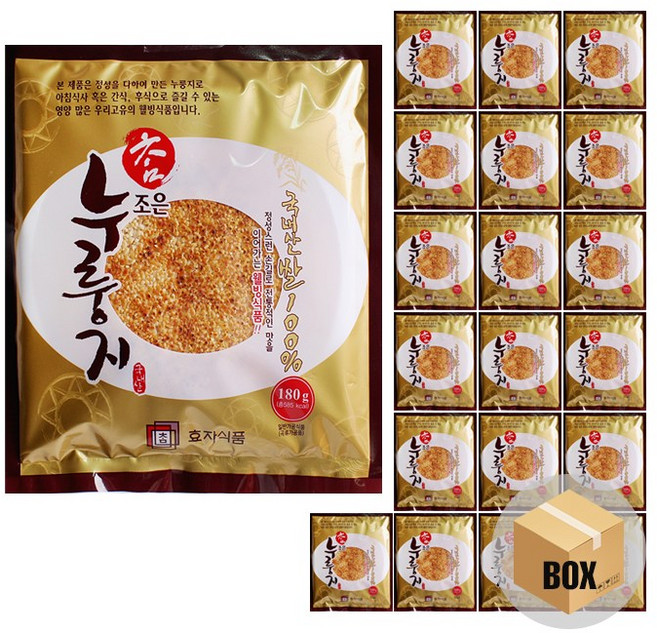 참조은 누룽지, 180g, 20개