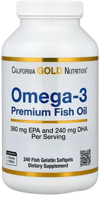 캘리포니아 골드 뉴트리션 오메가 3 240정 x 2개 - 쿠팡