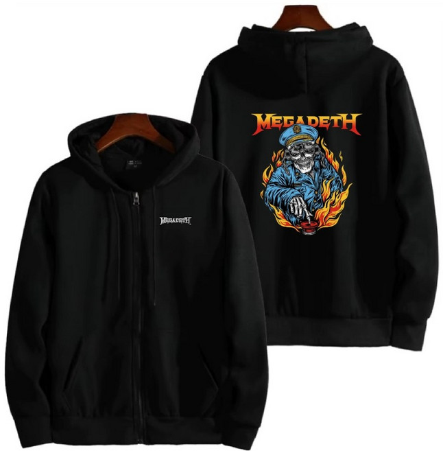 메가데스 Megadeth 헤비메탈 록 밴드 후드집업 후드티 티셔츠 스트릿패션 UM-0404