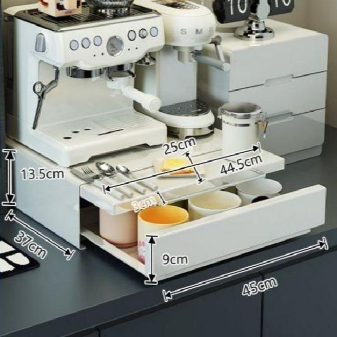 디귿수납장 주방 수납정리함 리빙박스 가정용 서랍형 커피캡슐 보관함, B, 1개