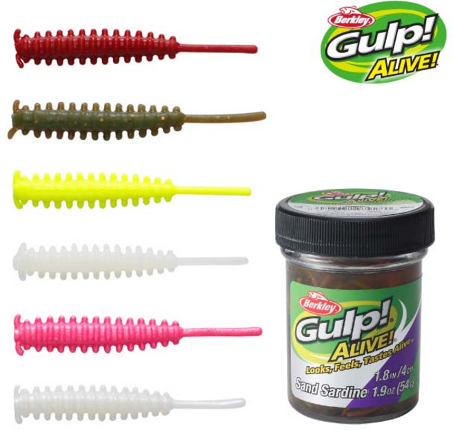 버클리 샌드사딘 4.5cm(1.8인치) 풀치 전갱이 볼락웜, 샌드사딘 1.8인치 PK, 1개