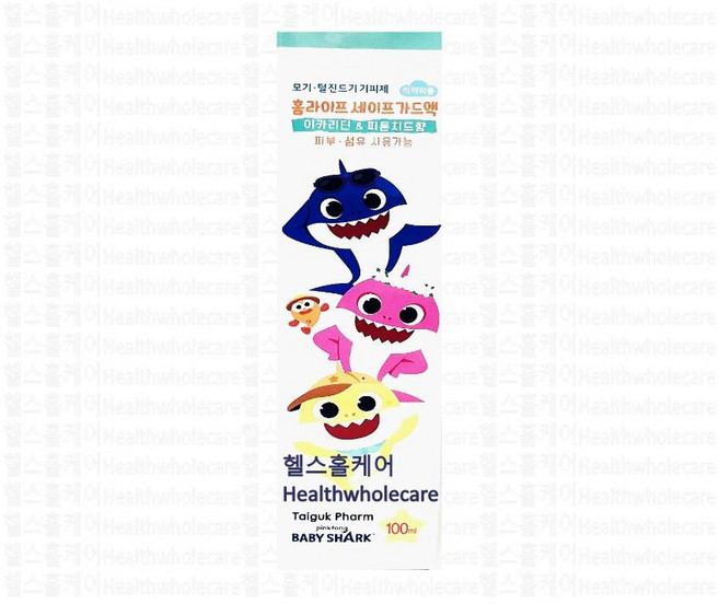 태극약품 핑크퐁 홈라이프 세이프가드액 100ml 모기기피제 이카리딘 피톤치드 향 털진드기 기피제, 1개