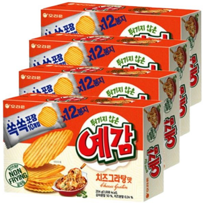 예감 치즈그라탕 12봉입 204g 4개