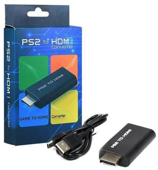 PS2 to HDMI 2세대 플스2 TV 아날로그영상 디지털 변환 컨버터, 1개