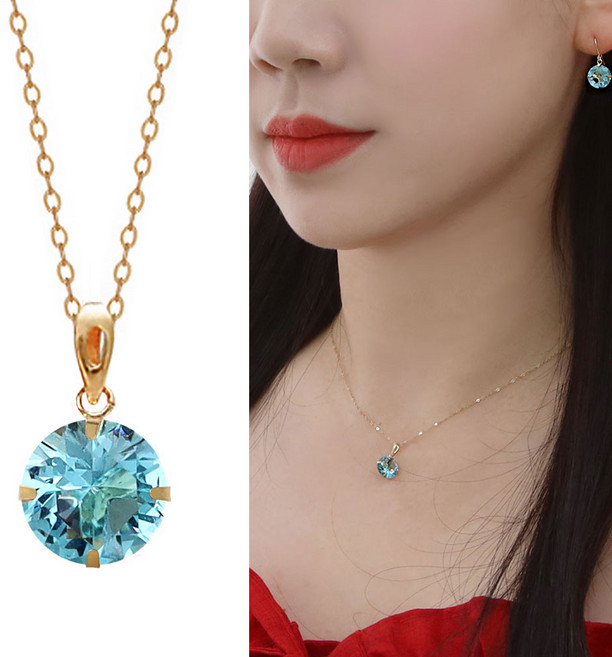 미니아트 14K 펜던트 탄생석컬러 선물추천