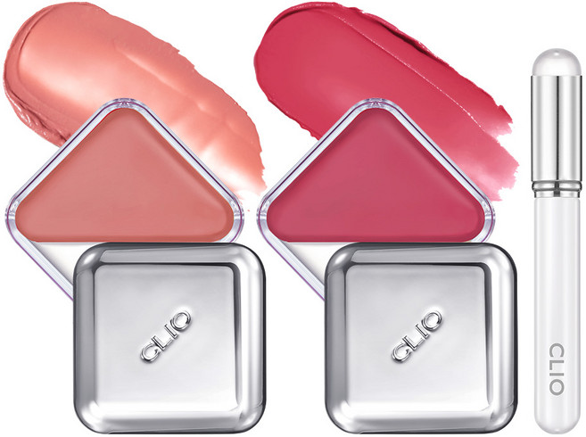 [1+1] 클리오 에센셜 립치크 탭+단독증정, 003 로지블로우, 004 프롬베리, 1세트, 혼합