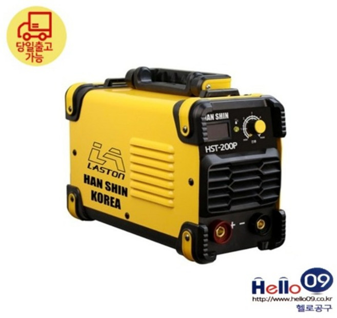 한신 전기용접기 HST-200P 5KW 아크용접기 홀다어스선세트 디지털 미니인버터용접기 가정용 휴대용 현장용, 1개