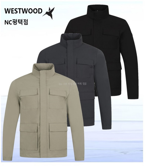 웨스트우드 WESTWOOD 남성 캐주얼한 무드로 수납성과 실용성이 뛰어난 4포켓 방풍자켓 3컬러 WP1MCJW237