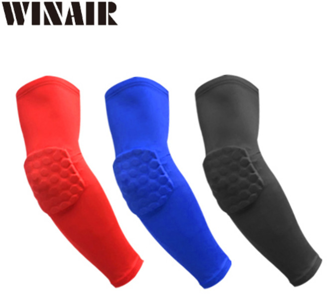 WINAIR 헥사콘 쿠션폼 팔꿈치보호대 1P, 블루, 1개
