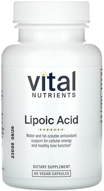 바이탈 뉴트리언츠 Vital Nutrients 리포산 베지 캡슐 60정캡슐 1정당 300mg125321원산지:기타, Vital Nutrients (바이탈 뉴트리언츠) Nu, 1개, 60정 - 쿠팡