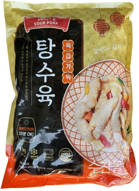 고향 냉동 탕수육(아이스박스포함), 1kg, 5개