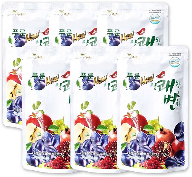 푸룬 NEW 상쾌한변화, 100ml, 6개