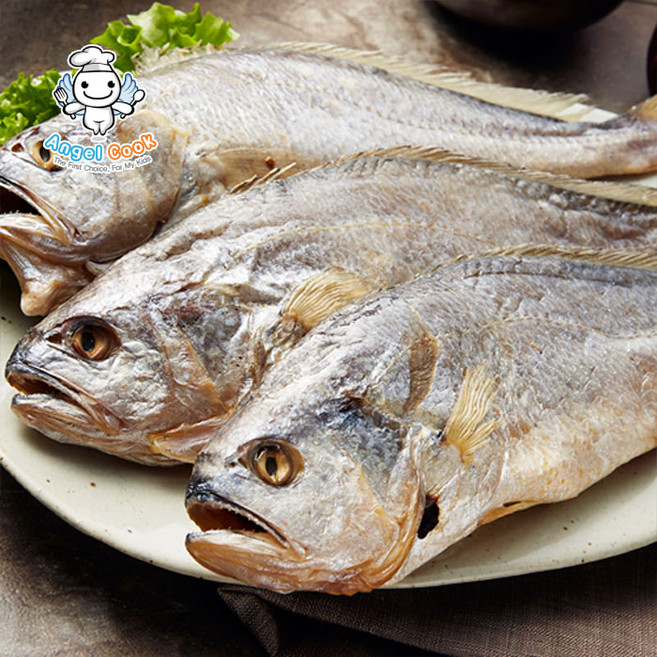 [엔젤쿡] 자연산 대서양 민어 적돔 도미 특대왕새우장 외 굴비, 1세트, 03_특대부세굴비 5미