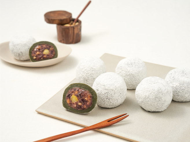 헐레벌떡&황금들녘 100g 쑥찹쌀떡 20알, 2박스, 2kg