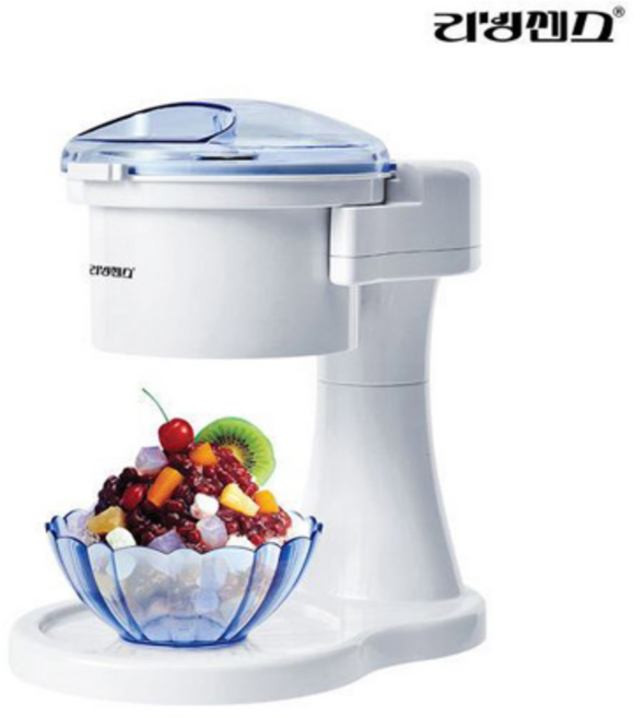 리빙센스 LS-IG214W 각 얼음 빙수기 전동 빙수 기계 분리 세척 가정용