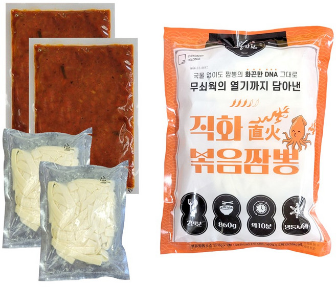 조원동 교동반점 볶음짬뽕 2인분 교동 짬뽕 밀키트, 860g, 1개