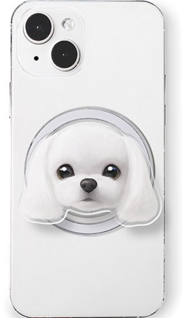 로랜텍 아크릴 휴대폰 맥세이프 스마트톡, 20 말티즈 감자, 1개