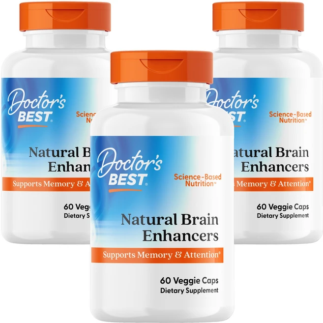 닥터스베스트 내추럴 브레인 인핸서 베지 캡, 60정, 3개 - 쿠팡