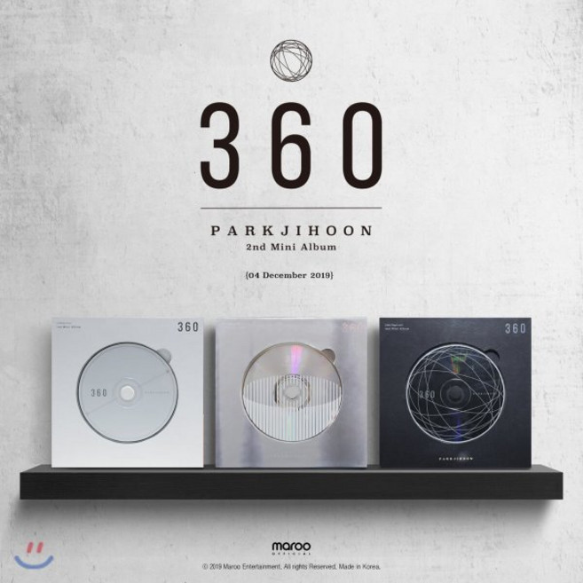 [CD] 박지훈 - 미니앨범 2집 : 360 [버전 3종 중 1종 랜덤 발송] : *포스터 증정 종료*
