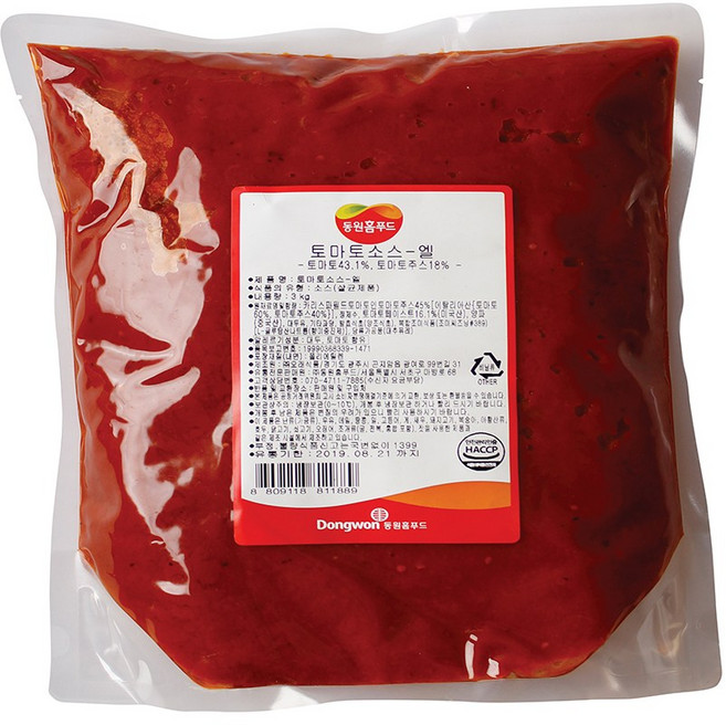 [CK마트/스파게티소스]토마토소스-엘[3kg]-박스단위판매, 3kg, 4개