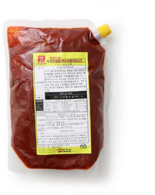 아워홈 행복한맛남 닭조림용 양념소스, 2kg, 3개