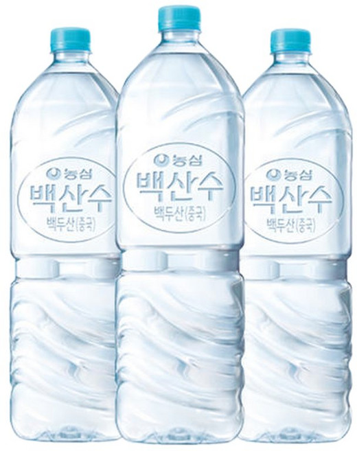 백산수 무라벨 2L X 12개 천연암반수 생수 지하수 먹는샘물 깨끗한물 안전한물 미네랄워터, 1개