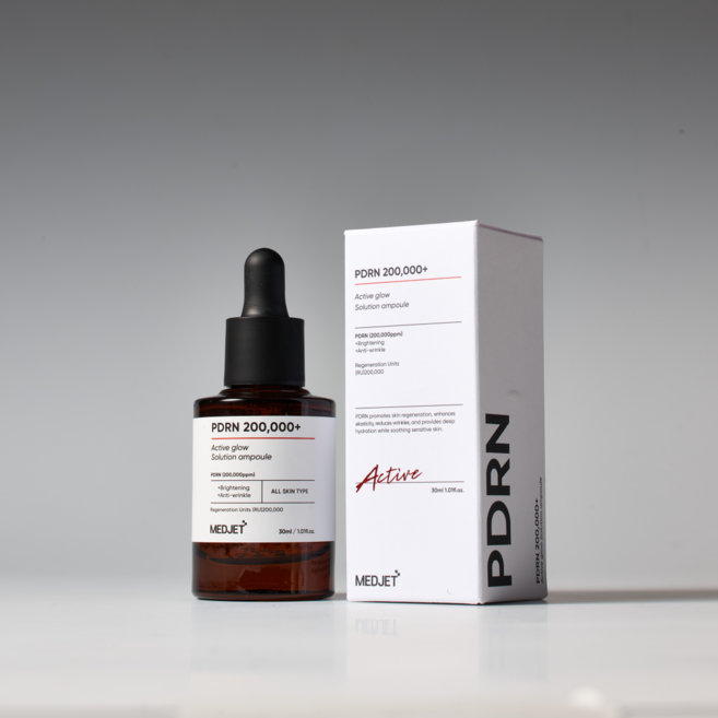메드젯 고함량 PDRN 20만 앰플 연어 콜라겐 펩타이드 EGF FGF IGF, 1개, 30ml