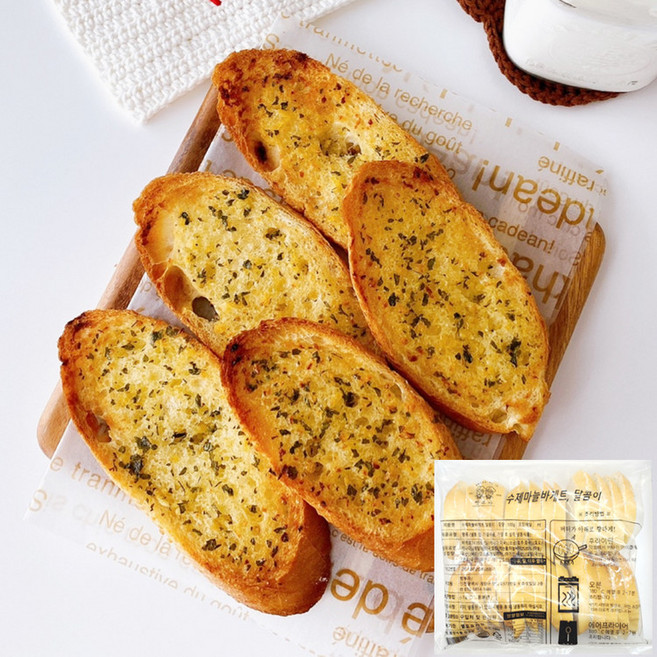 [인생건어물] 수제 마늘바게트 500G 안주 간식 대용량 업소용, 1개