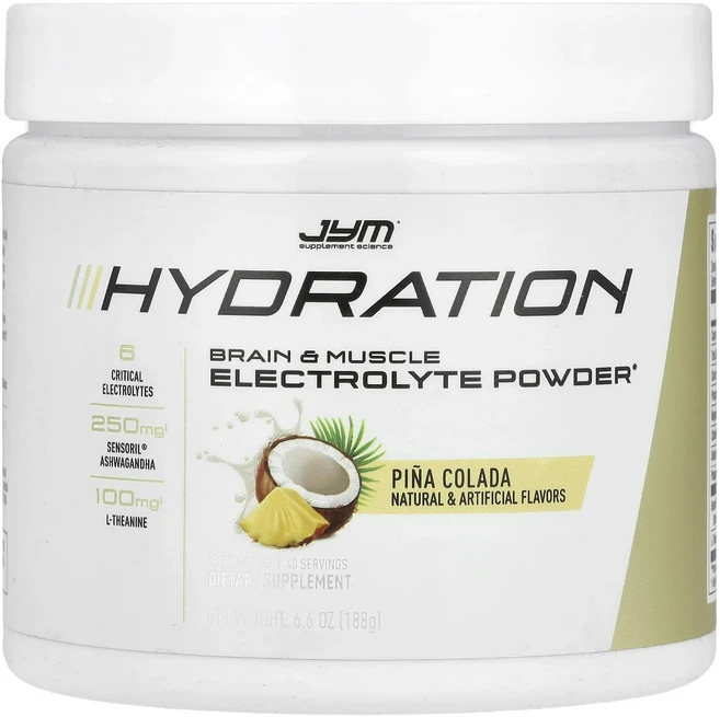 효과가 좋은 JYM Supplement Science 수분 보충 전해질 분말 피나콜라다 188g(6.6oz) 최저가격, JYMSupplementScience수분보충전해질분말피, 188g, 1개 - 쿠팡