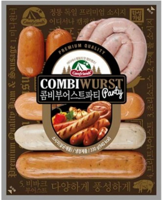 한성 콤비부어스트파티, 5개, 330g