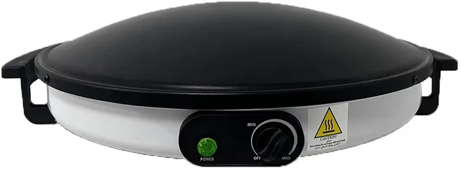 Naan 빵 기계 홈 랩 플라잉 팬케이크 샌드위치 아침 식사 토틸라, 01 검정색