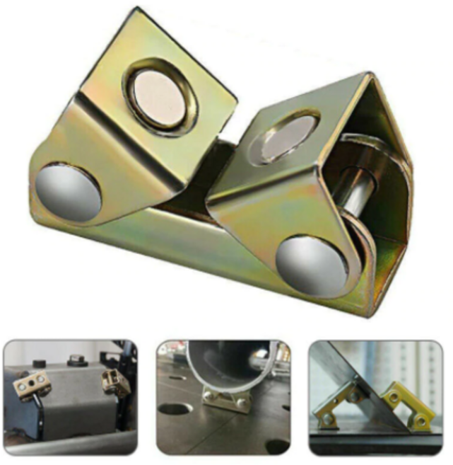 홀딩클램프 용접용 마그네틱지그 바이스 전기 자석 용접클램프 2EA, 2개