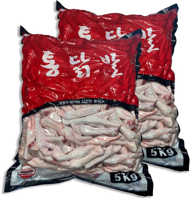프레쉬맥스 닭발 원료 통닭발 5Kg, 2개
