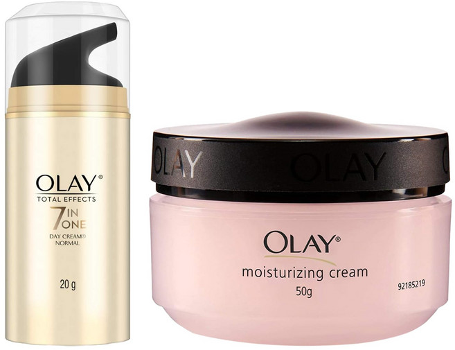 Olay Olay Total Effects 7 in 1 Daily Care Moisturiser 20g and Olay Moisturising Cream 50 ml Set